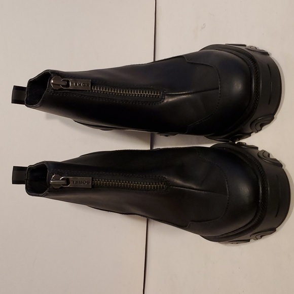 Sorel Brex Bold Waterproof Zip Front Black Platform Bootie Size 8 NWOT'S - Picture 3 of 12